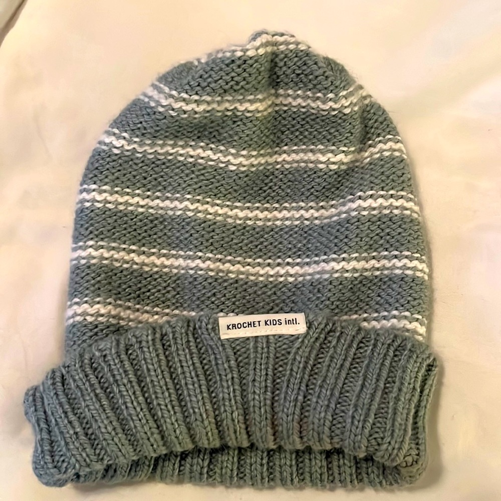 Women’s crochet kids beanie. Brand new without tags.